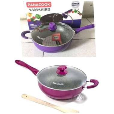 ALAMImart - PANACOOK Panci Wajan - Panci Wajan Yamahiro - Japanese Wok Yamahiro 30 cm Magenta