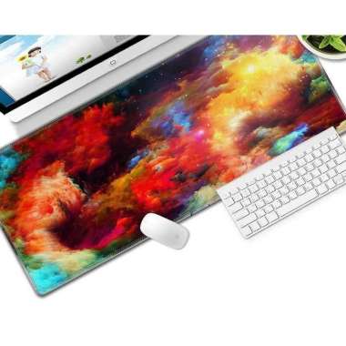 Mouse Pad Gaming XL Desk Mat Galaxy 800 x 300 mm Nibiru Langit