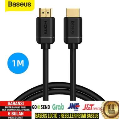 Baseus Kabel HDMI to HDMI 4K HD TO 4K HD Adapter Cable Kabel HDR 1M
