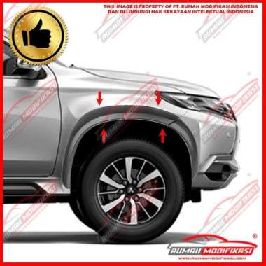 OVER FENDER - FENDER FLARE - MITSUBISHI PAJERO 2016-2020 - ABS PLASTIC