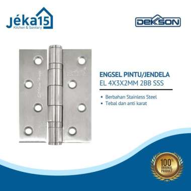 Engsel Dekkson Ecoline | Engsel Pintu 4 Inch | Stainless Steel