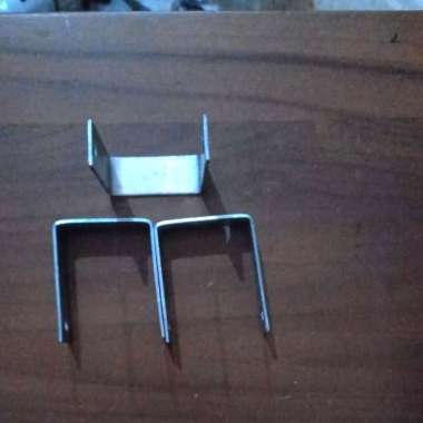Bracket Braket Gantungan Besi Hollow Holo Siku C U Clamp 4 X 5