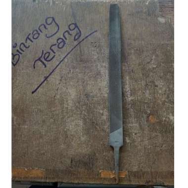 Kikir Besi Plat Gepeng Datar Kasar 12" Inch Tebal 4 Mm
