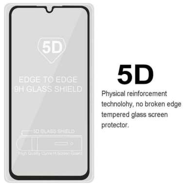 Tempered Glass 5D Warna OPPO F3 Anti Gores Kaca Full Lem