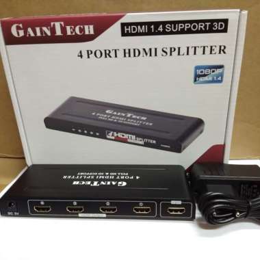 Hdmi Spliter 4 Port GainTech / Gaintech 4Port HDMI Splitter Support 3D