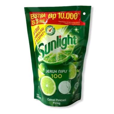 Promo Harga Sunlight Pencuci Piring Jeruk Nipis 100 435 ml - Blibli