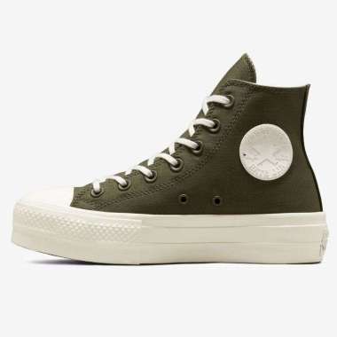 high top converse platform green