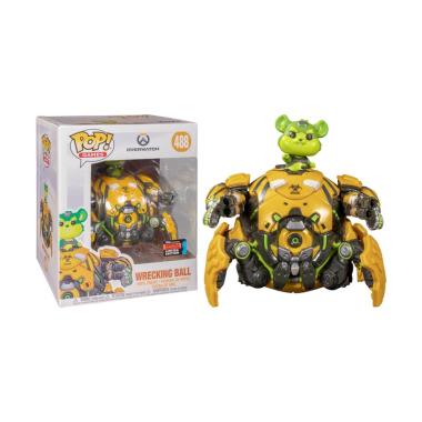 Funko Pop Games Overwatch Wrecking Ball Big Size NYCC 2019 Action Figure [6 Inch]