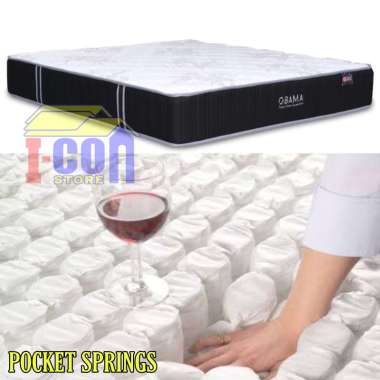 Springbed OBAMA by Central Springbed / Kasur PER pocket spring Matrass KASUR 160 x 200