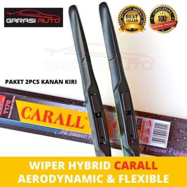 Wiper Kaca Depan Mobil Honda Brio Hybrid Caral Premium Karet Frameless