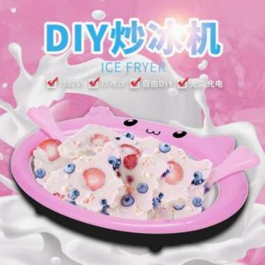 alat pembuat ice cream roll es krim ice cream maker roll portable
