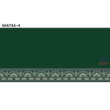 Alhadi Karpet Masjid SHATRA METERAN Ukuran 100 x 120cm Tebal 17mm Sajadah Mushola Empuk Lembut Padat