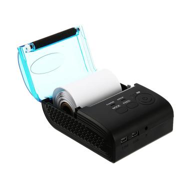 harga EDS POS Receipt Thermal Printer [58 mm/ Bluetooth 4.0/ Android 4.0/ US Plug] Black Blue Blibli.com