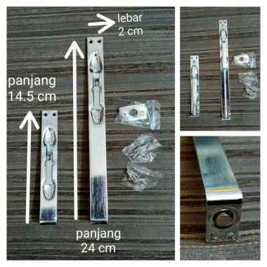 Grendel Slot Pintu Tanam 6" + 10" Inch Flush Bolt