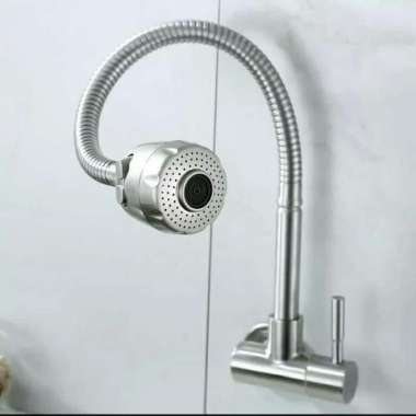 Kran kitchen sink tembok/kran cuci piring flexible stenliss-kran dapur