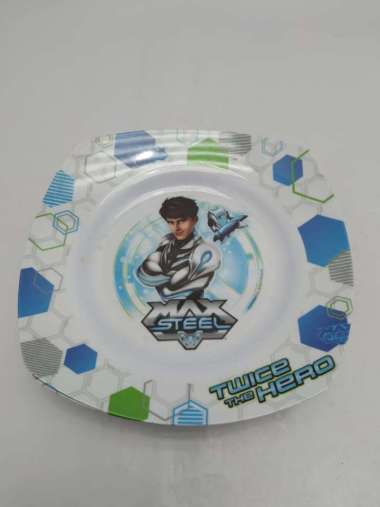 PIRING CEKUNG SEGI 9 inch 1409 #K2 ONYX / 1 SET PIRING MELAMINE (6pcs)