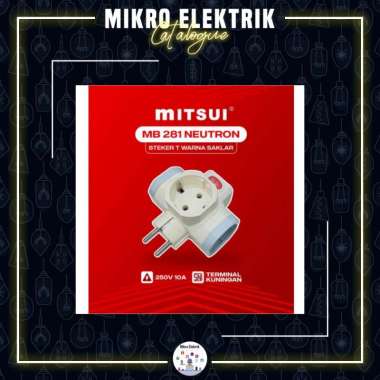 Steker T Arde + Saklar / T Arde Switch On Off Mitsui MB 281