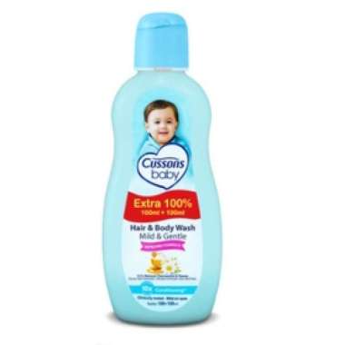 Cussons Baby Milk Bath / Hair&Body Wash /Sabun Madi Cair Bayi/Cusson Sabun Susu Cair 100ml + 100ml I