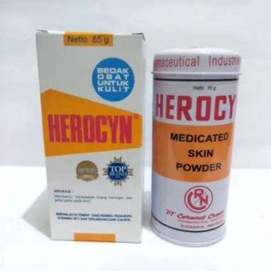 Bedak HEROCYN 85gr (Bedak gatal, biang keringat untuk Dewasa)