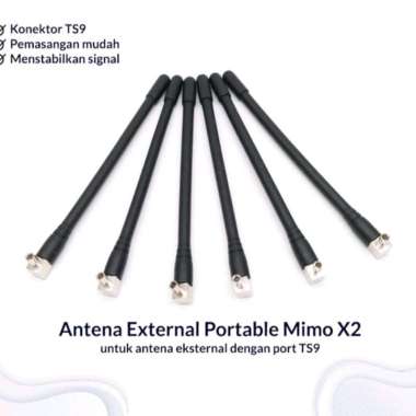 Antena External Portabel Mimo X2 Huawei E8372 E5372 E5577 (2pcs)