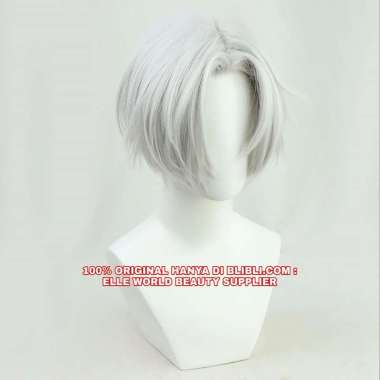 RAMBUT PALSU FULL WIG COSPLAY ANIME TOKYO REVENGERS WIG KUROKAWA IZANA WIG KUROUKAWA IZANA TOKYO REV