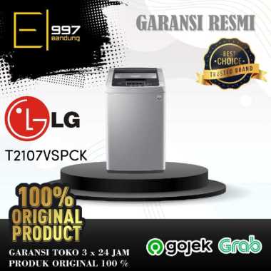 MESIN CUCI LG T 2107VSPCK / T2107VSPCK , TOP LOADING INVERTER 7Kg