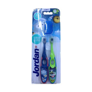 Jordan Step 2 Boys Baby Toothbrush Sikat Gigi Bayi [3-5 Y/ 2 pcs]