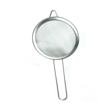 Saringan Minyak Teh Kopi Dan Kelapa [Diameter 14 cm] SILVER