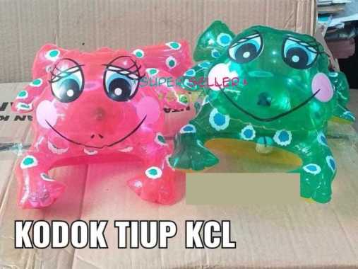 Mainan Balon Tiupan Boneka Kodok Kecil / Katak Bahan PVC SNI