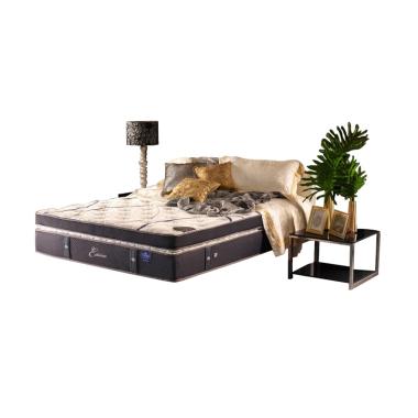 Elite New Edition Estima Kasur Springed [Mattress Only] 160 x 200 Hitam Putih