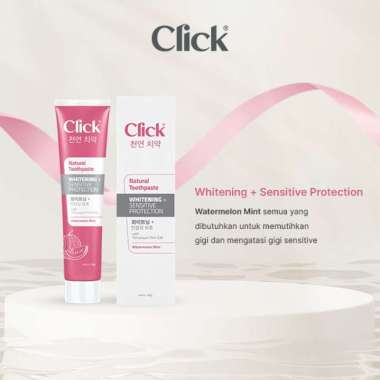 Click Natural Toothpaste Whitening Watermelon