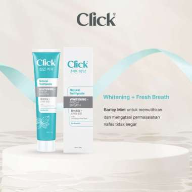 Click Natural Toothpaste Whitening Barley