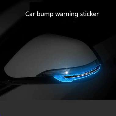 Reflective Sticker Mobil Safety Warning Sign Decal 2 Biru