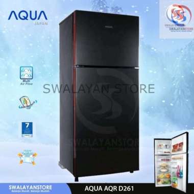 LEMARI ES 2 PINTU KULKAS AQUA D 261