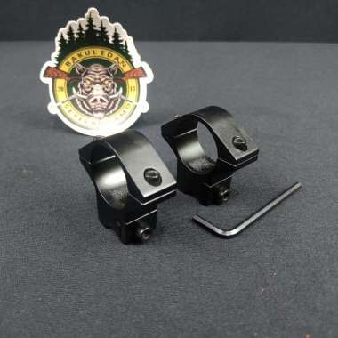 MOUNTING TELESKOP SINGLE BAUT OD25 OD30 REL 11 REL 22 / MOUNTING TELESKOP IMPOR OEM MURAH SB OD25 RE