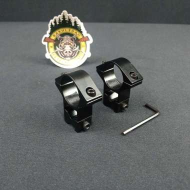 MOUNTING TELESKOP SINGLE BAUT OD25 OD30 REL 11 REL 22 / MOUNTING TELESKOP IMPOR OEM MURAH SB OD25 RE