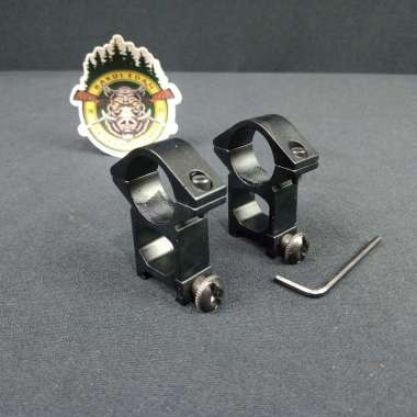 MOUNTING TELESKOP SINGLE BAUT OD25 OD30 REL 11 REL 22 / MOUNTING TELESKOP IMPOR OEM MURAH SB OD25 RE