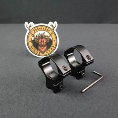 MOUNTING TELESKOP SINGLE BAUT OD25 OD30 REL 11 REL 22 / MOUNTING TELESKOP IMPOR OEM MURAH SB OD30 RE