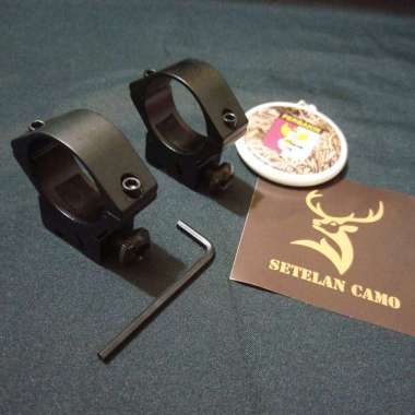 MOUNTING TELESKOP SINGLE BAUT OD25 OD30 REL 11 REL 22 / MOUNTING TELESKOP IMPOR OEM MURAH SB OD30 RE