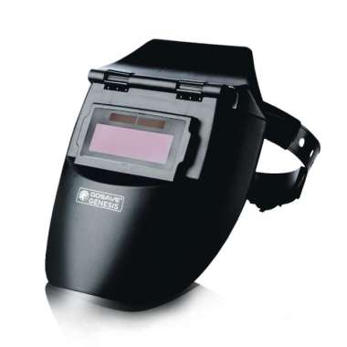 Gosave Genesis Kedok Las Welding Mask Auto Darkening Google Glass Merah warna