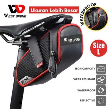 Tas Sepeda Lipat Roadbike MTB Tas Sadel West Biking Saddle Bag C251