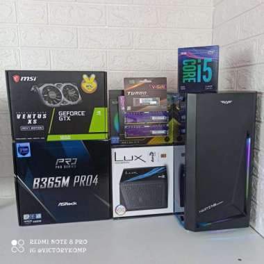 PC Rakitan Intel Core I5 9400F | Ram 16 GB Kit | MSI GTX 1650 4 GB NEW