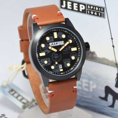 JEEP JPS70804 - Jam Tangan Pria Kulit Original - Brown