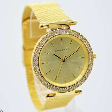 GIORDANO 2798-22 - Jam Tangan Wanita Original - Gold