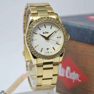 Lee Cooper LC-53L-B - Jam Tangan Wanita Original - Gold