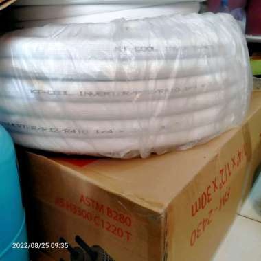 pipa AC Artic artik 1/4 x 1/2 untuk 2pk 1,5pk jual meteran per meter artic 2pk 1.5pk