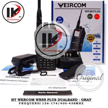 HT WERCOM WR88 PLUS 2BAND WERCOM 2BAND 10WATT - GREY