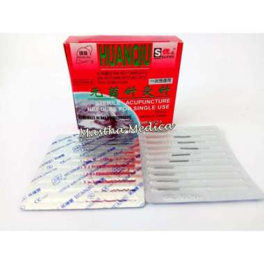 Jarum Bekam Jarum Terapi HUANQIU JARUM AKUPUNTUR 0.18x7 mm