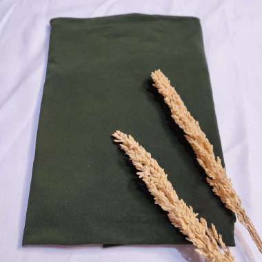 Bargo Khimar Jumbo 2 Layer Zharifah Ceruty Babydoll By Kartika Hijab Premium Army