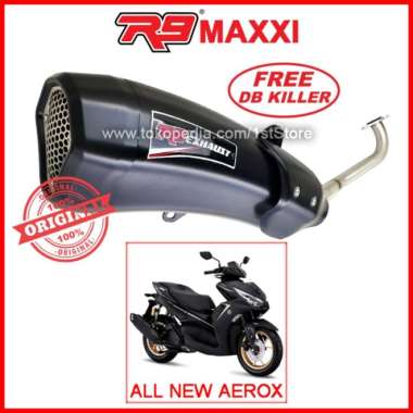 R9 Maxxi All New Aerox Connected 2020 2021 Abs Knalpot Racing